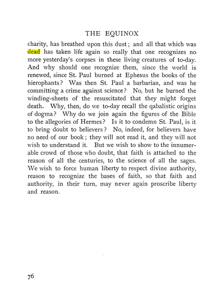 Original scan of The Equinox (Volume I, Number IX), PDF page 374