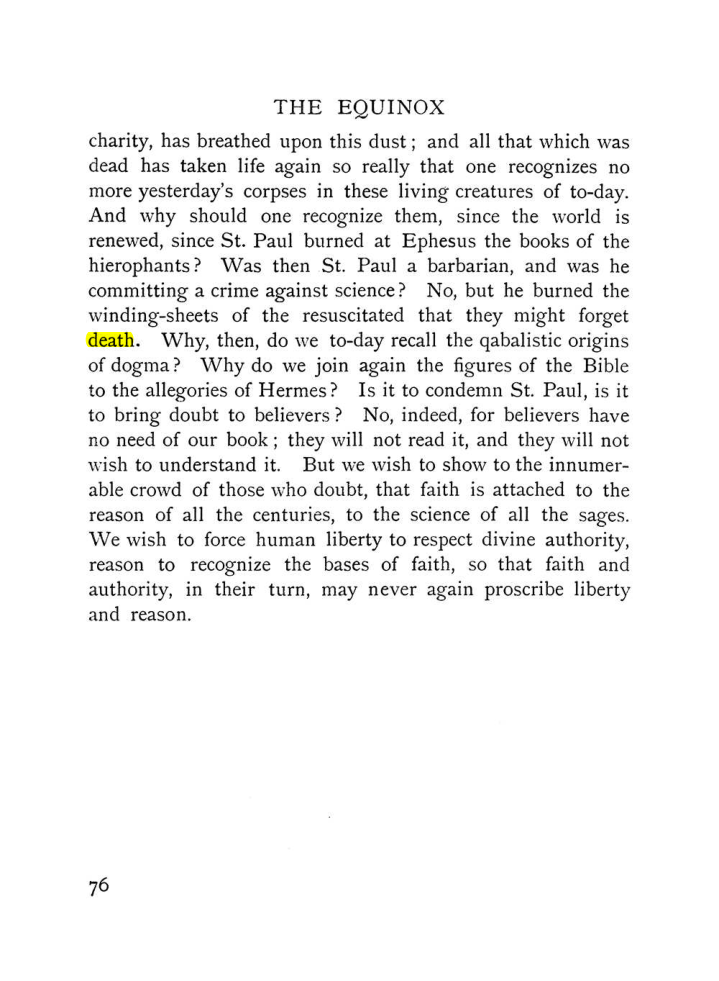 Original scan of The Equinox (Volume I, Number IX), PDF page 374