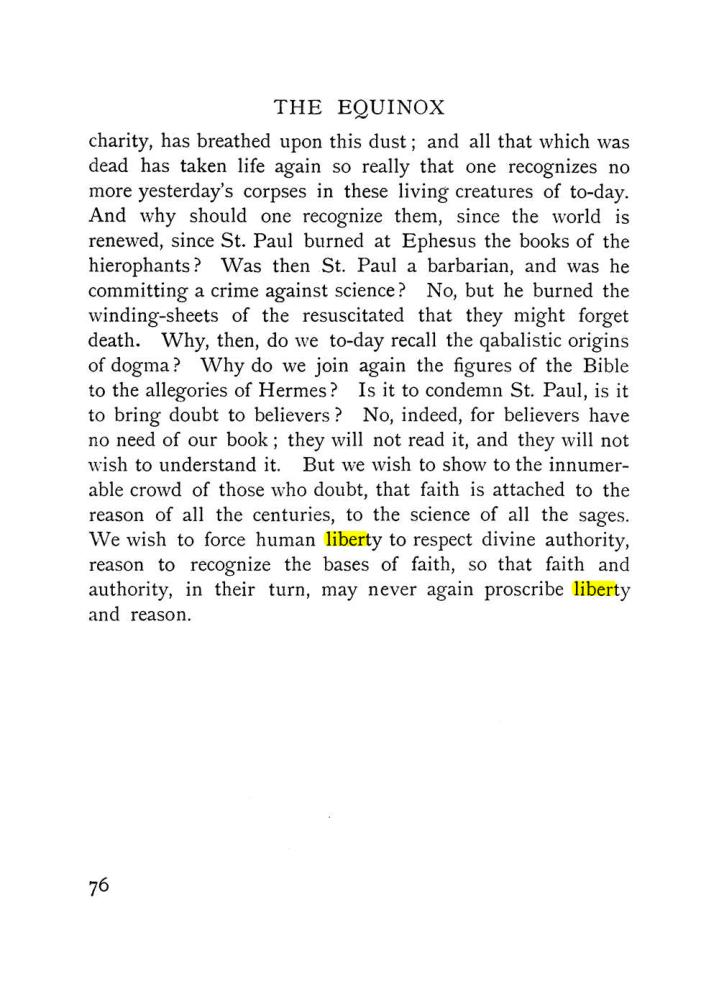 Original scan of The Equinox (Volume I, Number IX), PDF page 374