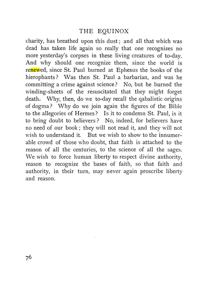 Original scan of The Equinox (Volume I, Number IX), PDF page 374
