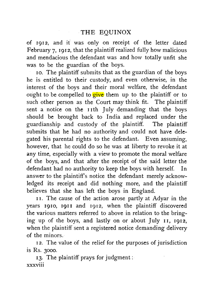 Original scan of The Equinox (Volume I, Number IX), PDF page 38