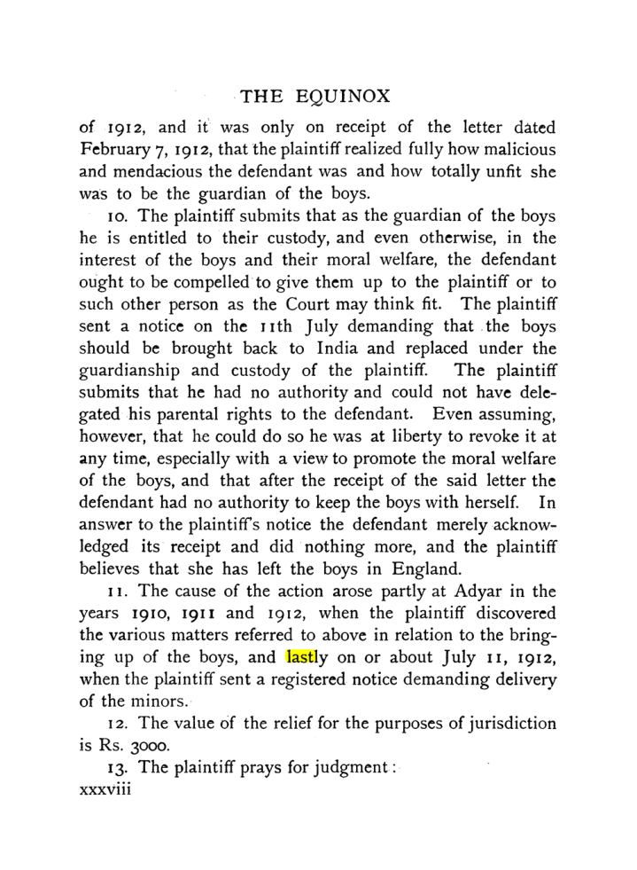Original scan of The Equinox (Volume I, Number IX), PDF page 38