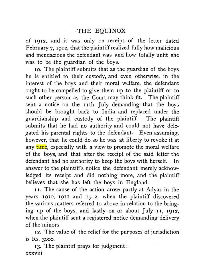 Original scan of The Equinox (Volume I, Number IX), PDF page 38