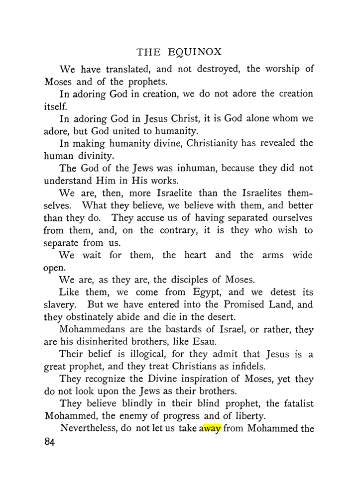 Original scan of The Equinox (Volume I, Number IX), PDF page 382
