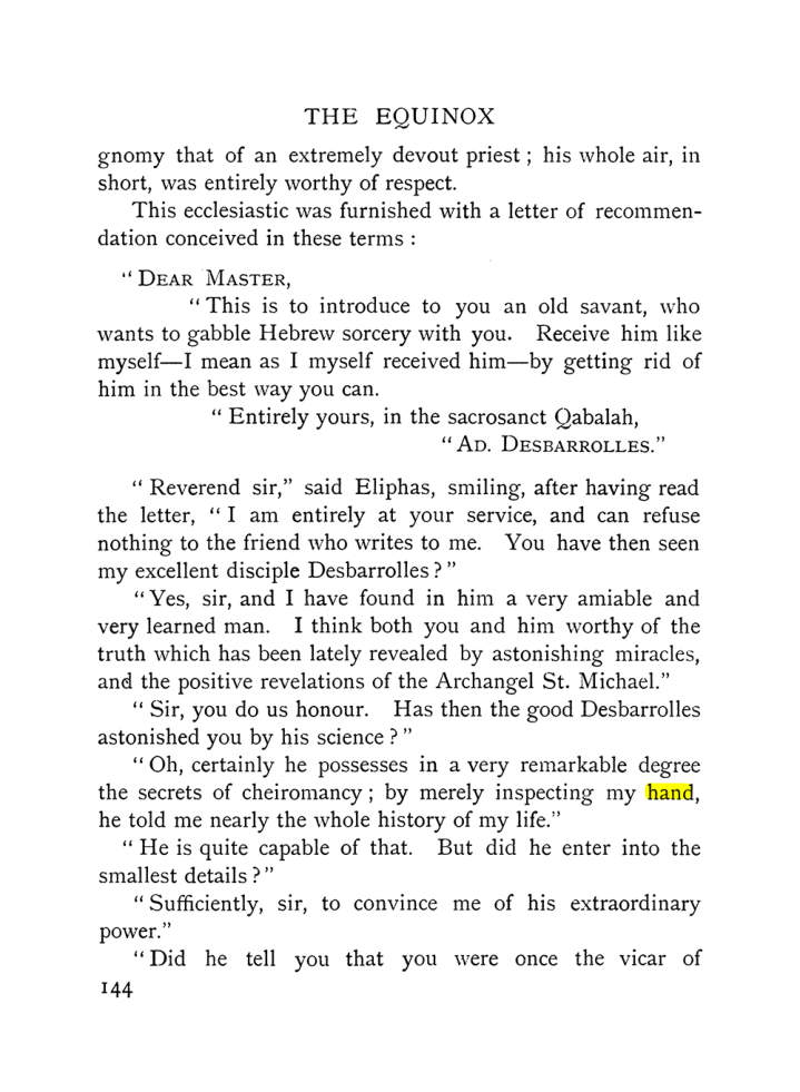Original scan of The Equinox (Volume I, Number IX), PDF page 442