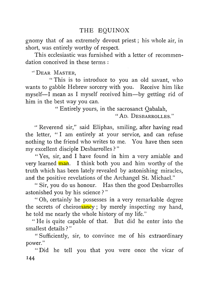 Original scan of The Equinox (Volume I, Number IX), PDF page 442