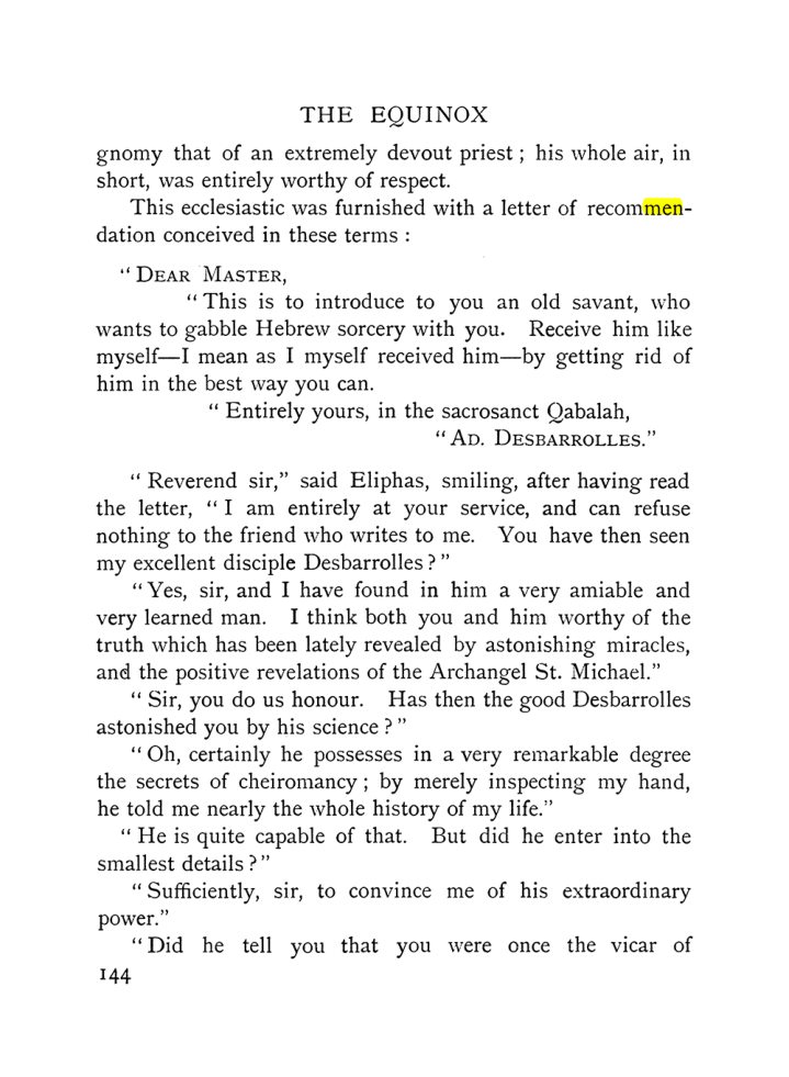 Original scan of The Equinox (Volume I, Number IX), PDF page 442