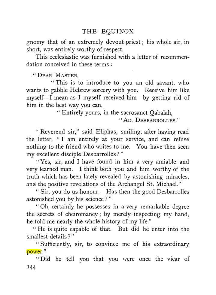 Original scan of The Equinox (Volume I, Number IX), PDF page 442