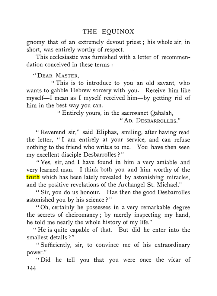 Original scan of The Equinox (Volume I, Number IX), PDF page 442