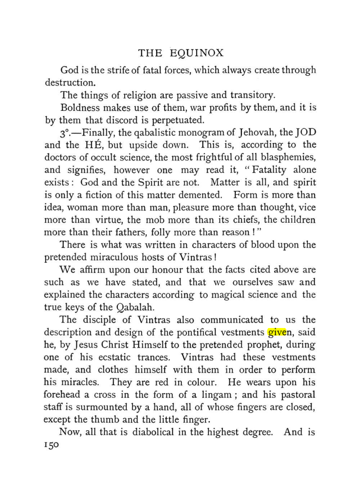 Original scan of The Equinox (Volume I, Number IX), PDF page 448
