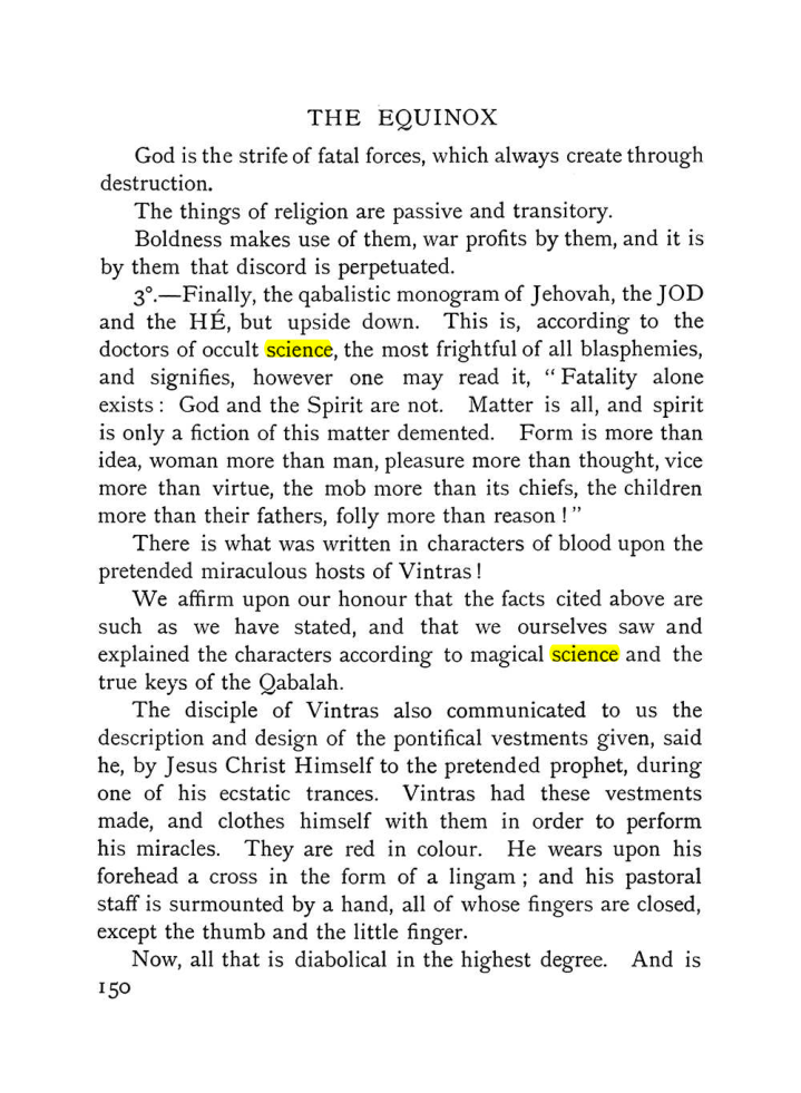 Original scan of The Equinox (Volume I, Number IX), PDF page 448