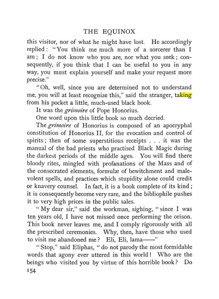 Original scan of The Equinox (Volume I, Number IX), PDF page 452