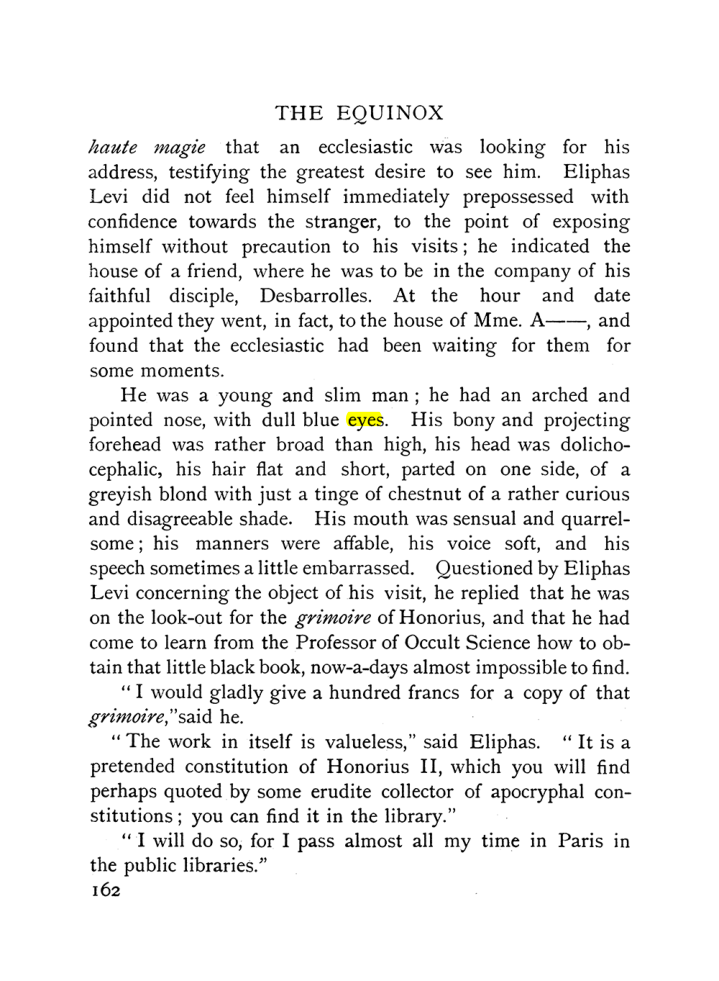 Original scan of The Equinox (Volume I, Number IX), PDF page 460