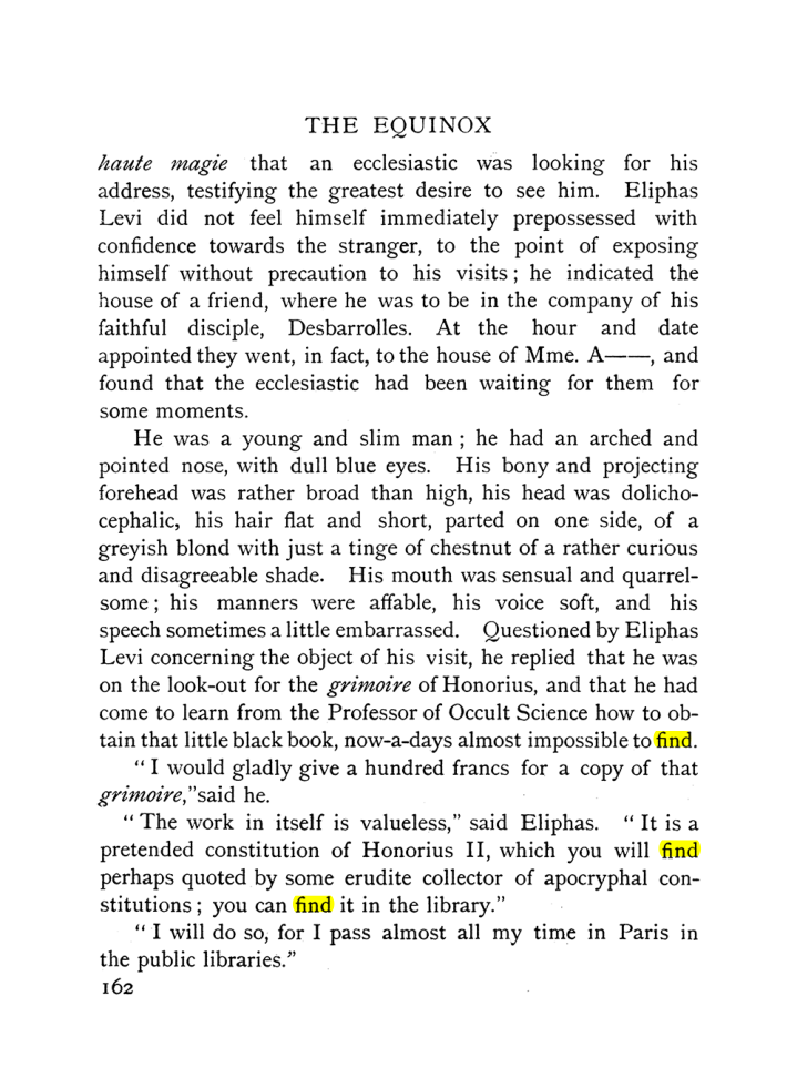 Original scan of The Equinox (Volume I, Number IX), PDF page 460