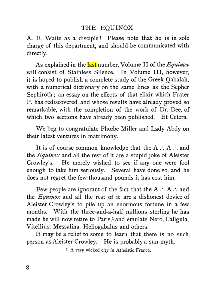 Original scan of The Equinox (Volume I, Number IX), PDF page 48