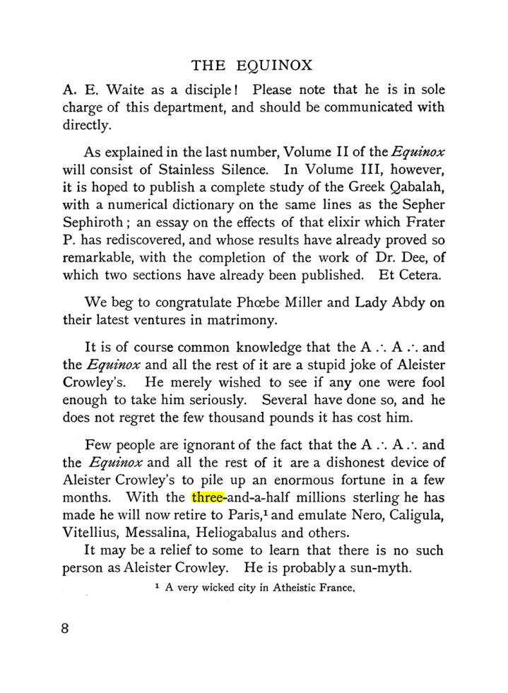 Original scan of The Equinox (Volume I, Number IX), PDF page 48