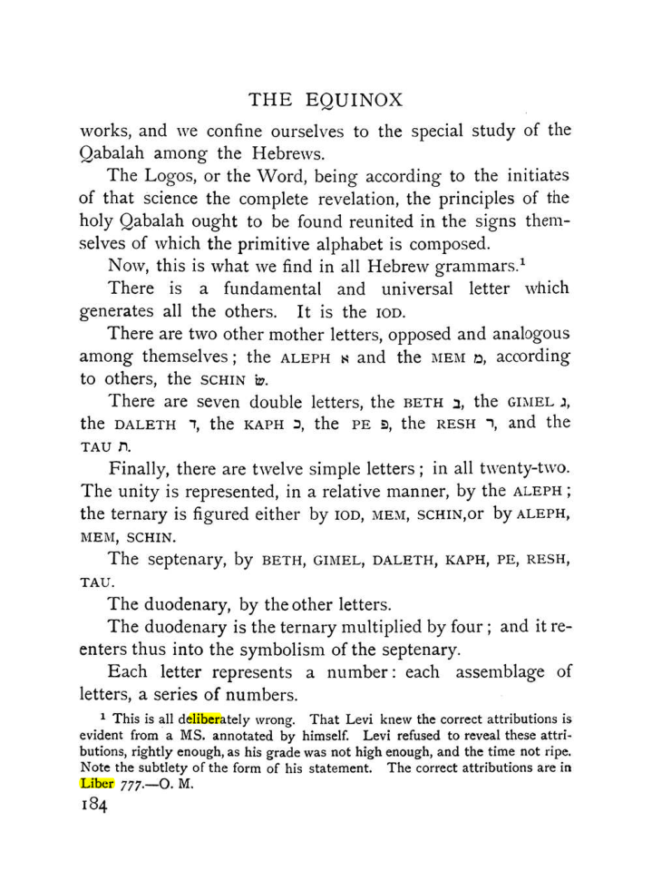 Original scan of The Equinox (Volume I, Number IX), PDF page 482