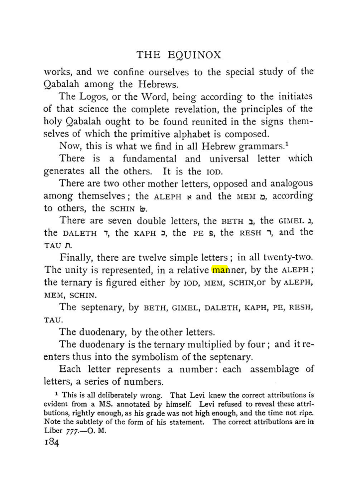 Original scan of The Equinox (Volume I, Number IX), PDF page 482