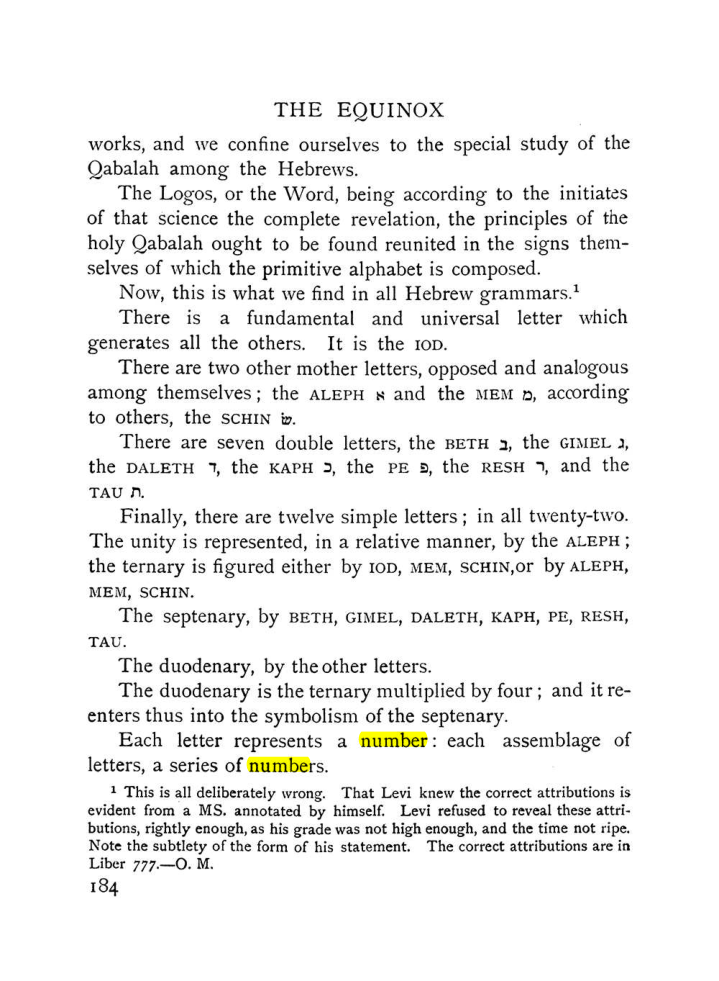 Original scan of The Equinox (Volume I, Number IX), PDF page 482