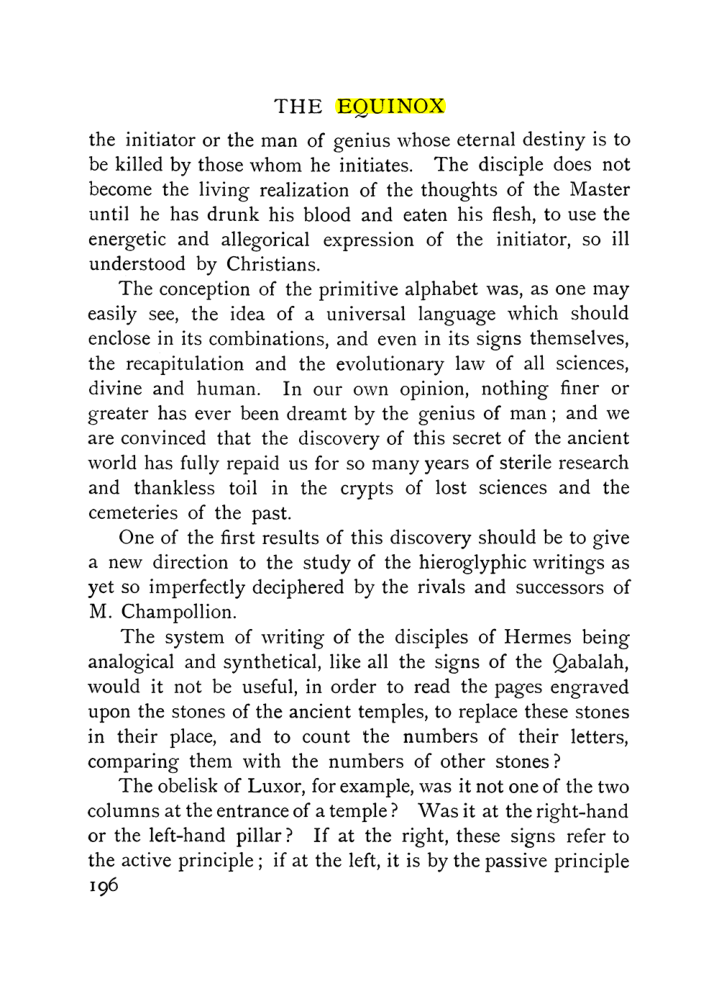 Original scan of The Equinox (Volume I, Number IX), PDF page 494