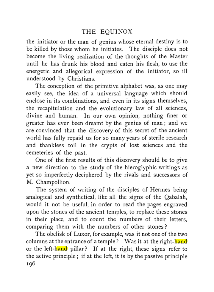 Original scan of The Equinox (Volume I, Number IX), PDF page 494