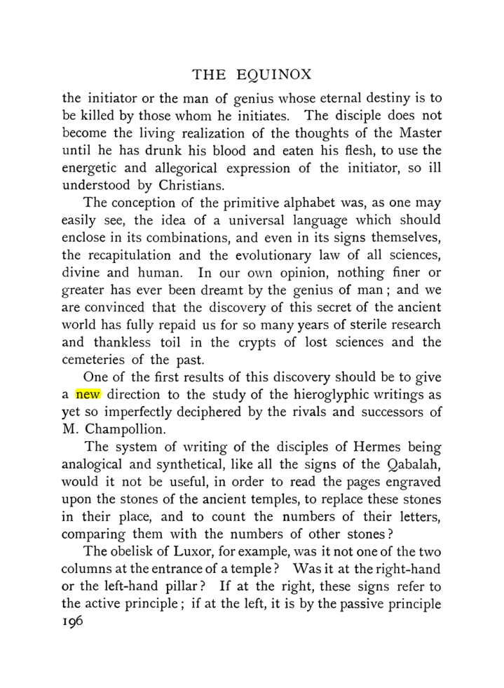 Original scan of The Equinox (Volume I, Number IX), PDF page 494