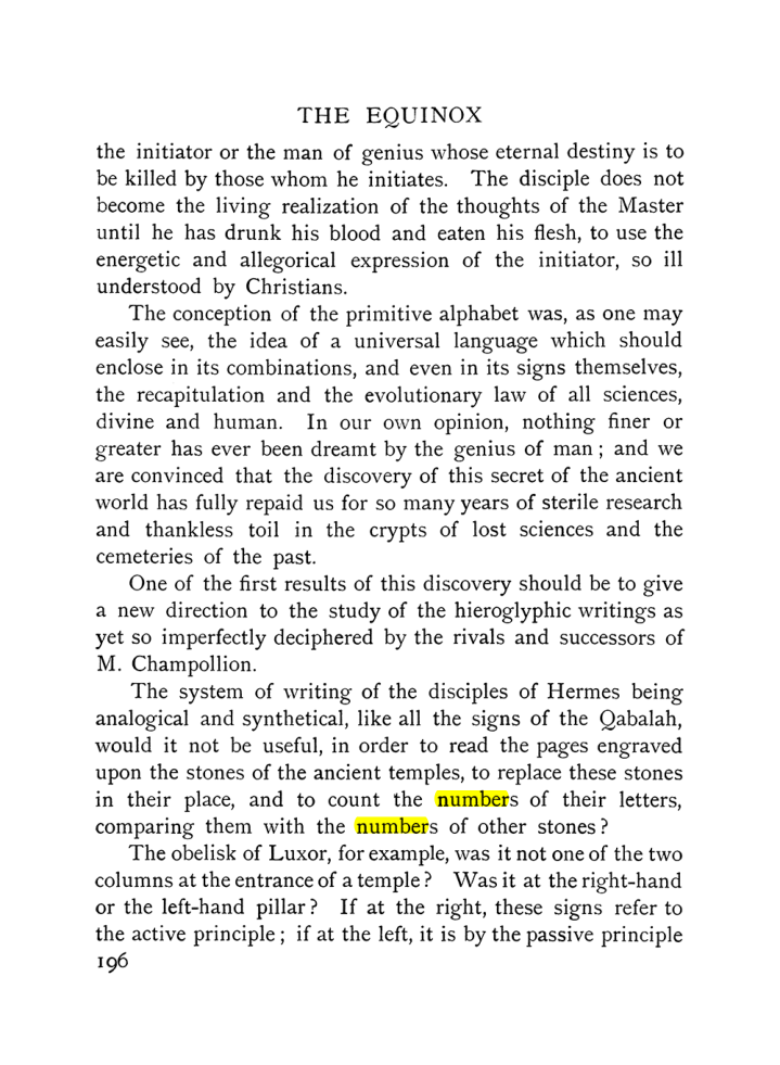Original scan of The Equinox (Volume I, Number IX), PDF page 494