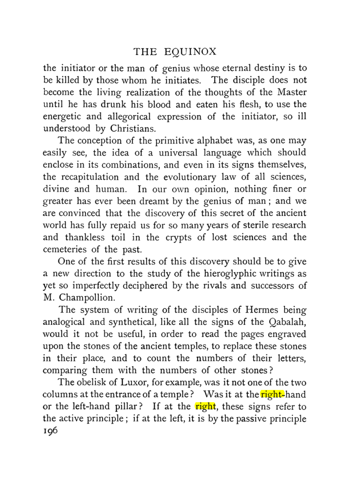 Original scan of The Equinox (Volume I, Number IX), PDF page 494