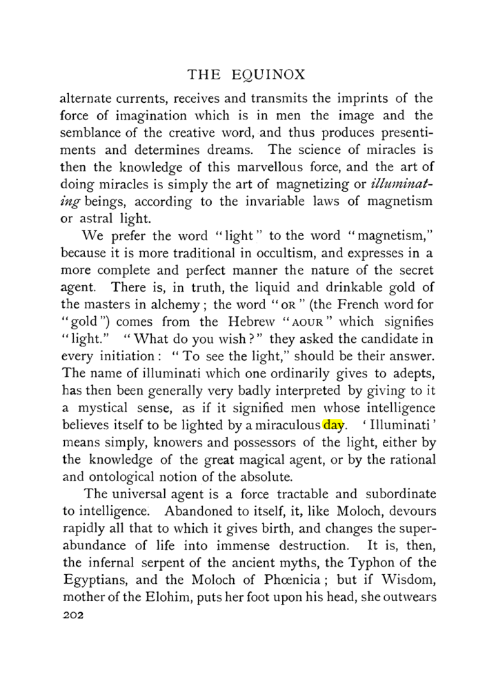 Original scan of The Equinox (Volume I, Number IX), PDF page 500