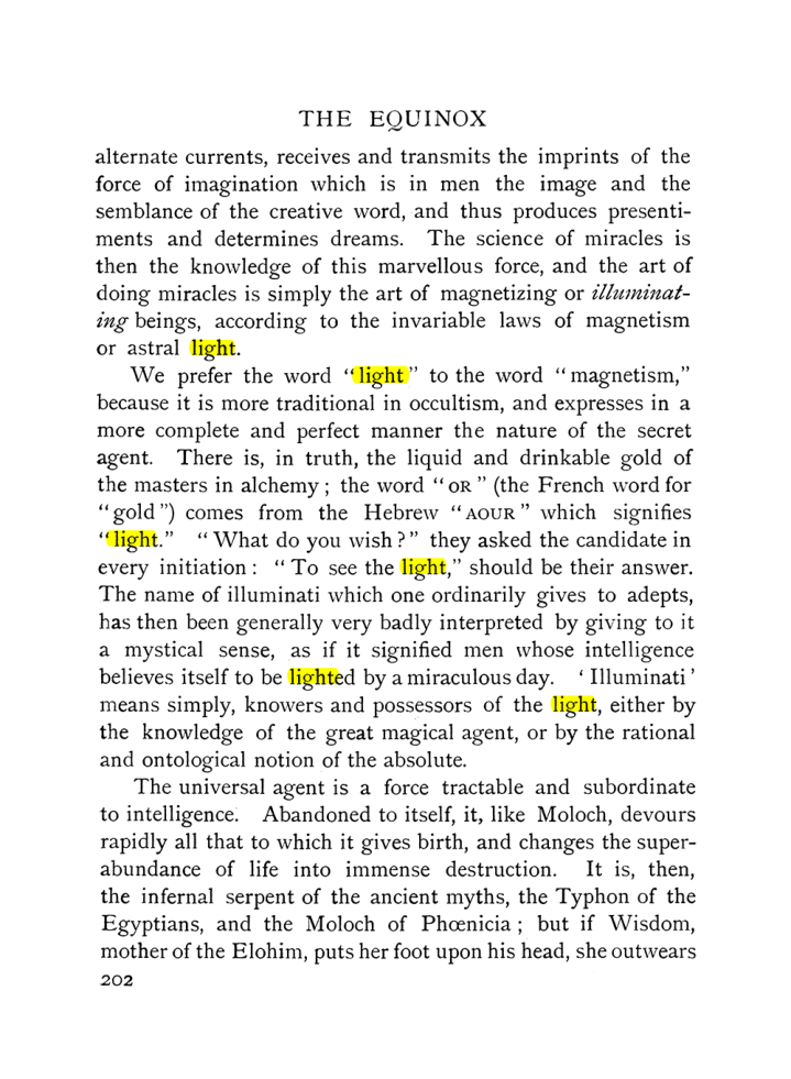Original scan of The Equinox (Volume I, Number IX), PDF page 500