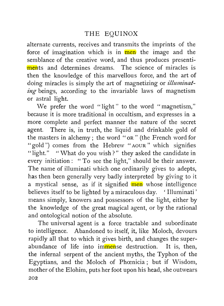 Original scan of The Equinox (Volume I, Number IX), PDF page 500