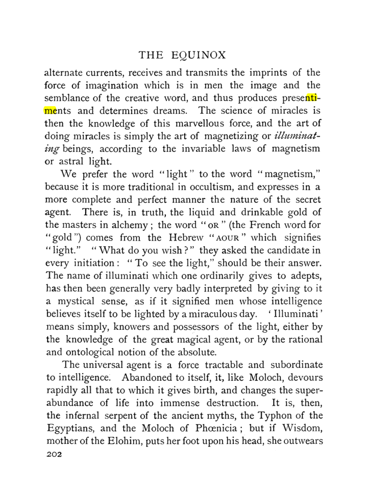 Original scan of The Equinox (Volume I, Number IX), PDF page 500