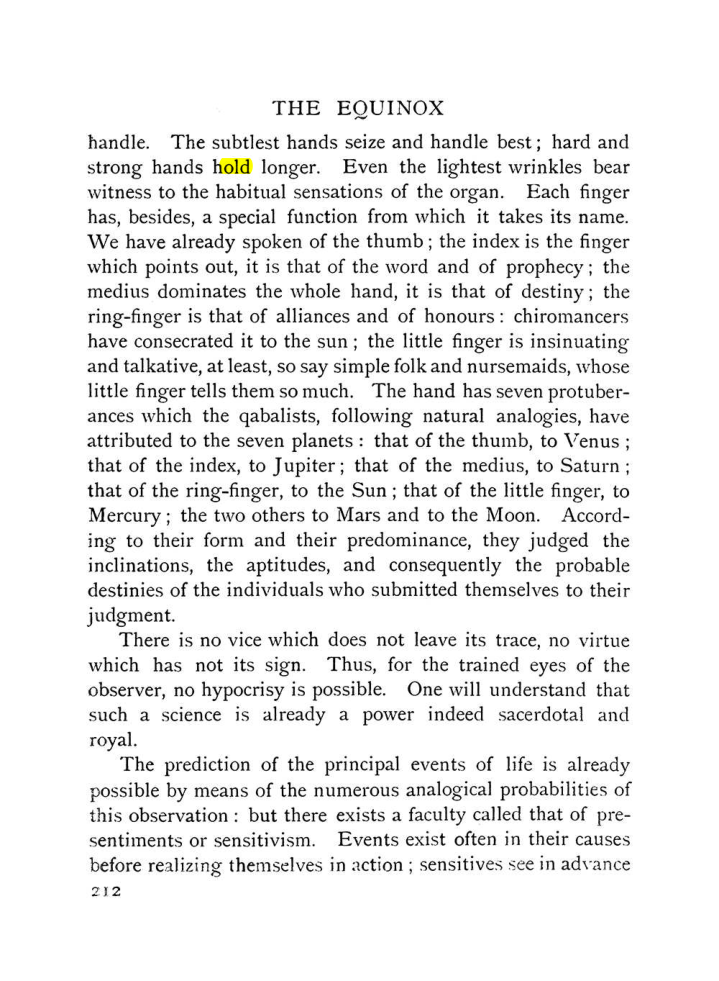 Original scan of The Equinox (Volume I, Number IX), PDF page 510