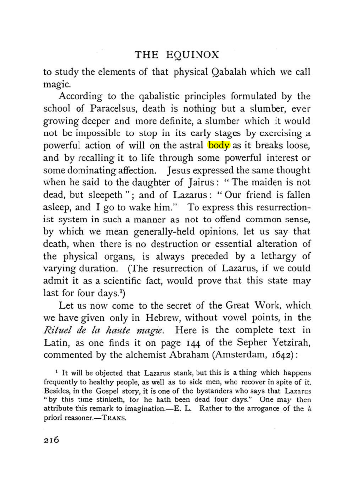 Original scan of The Equinox (Volume I, Number IX), PDF page 514
