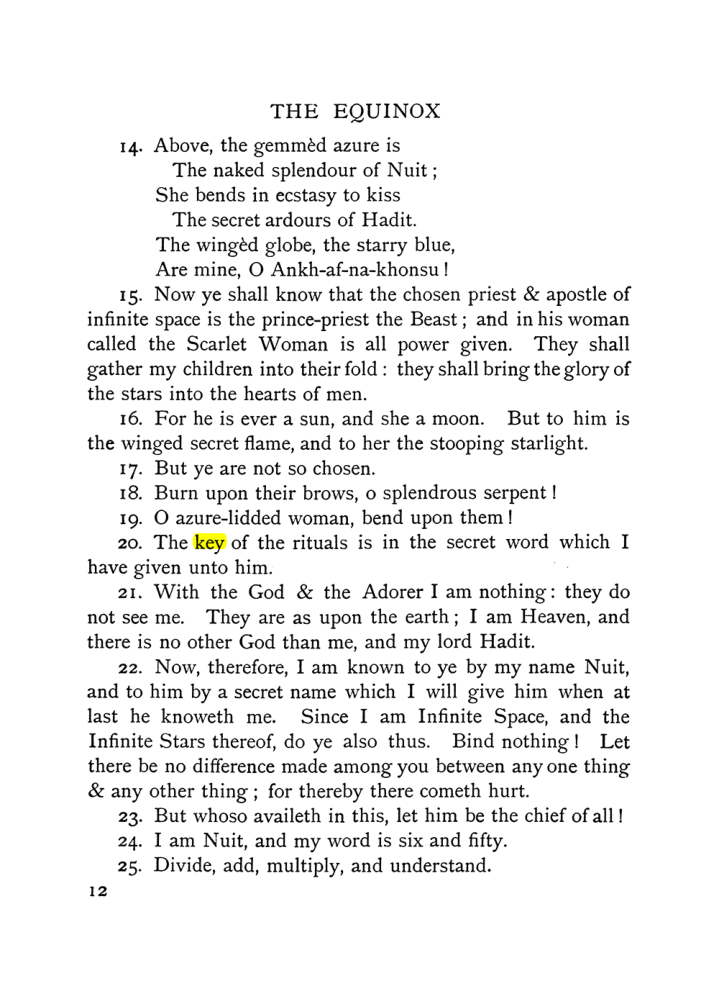 Original scan of The Equinox (Volume I, Number IX), PDF page 52
