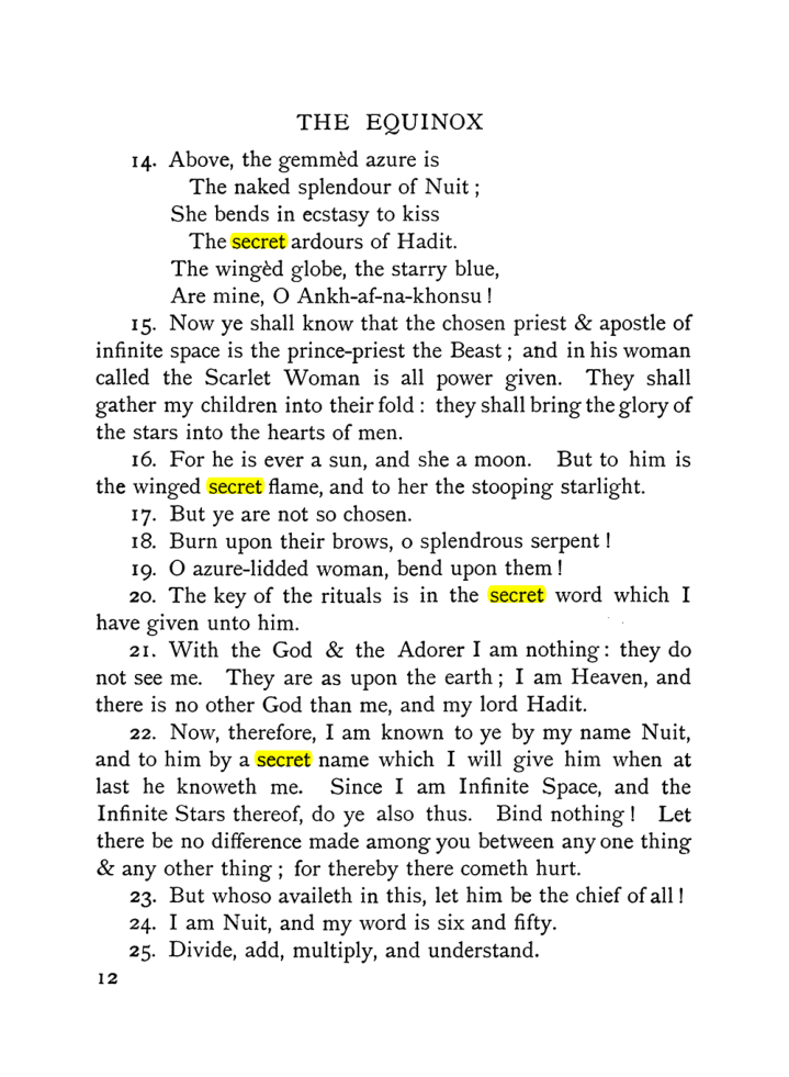 Original scan of The Equinox (Volume I, Number IX), PDF page 52