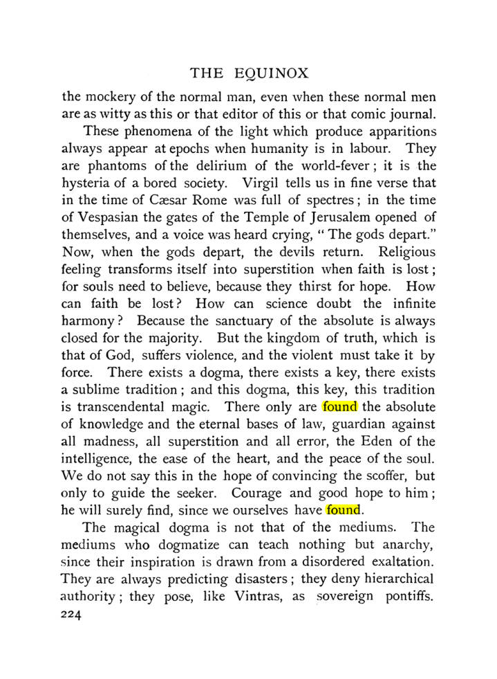 Original scan of The Equinox (Volume I, Number IX), PDF page 522