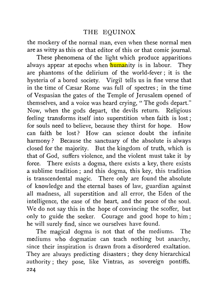 Original scan of The Equinox (Volume I, Number IX), PDF page 522