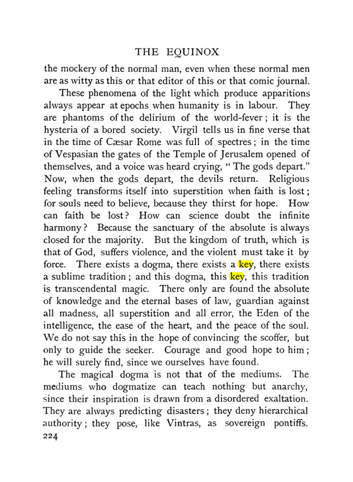 Original scan of The Equinox (Volume I, Number IX), PDF page 522