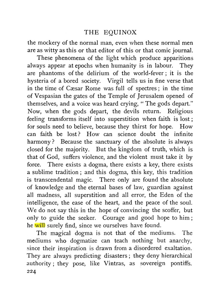 Original scan of The Equinox (Volume I, Number IX), PDF page 522