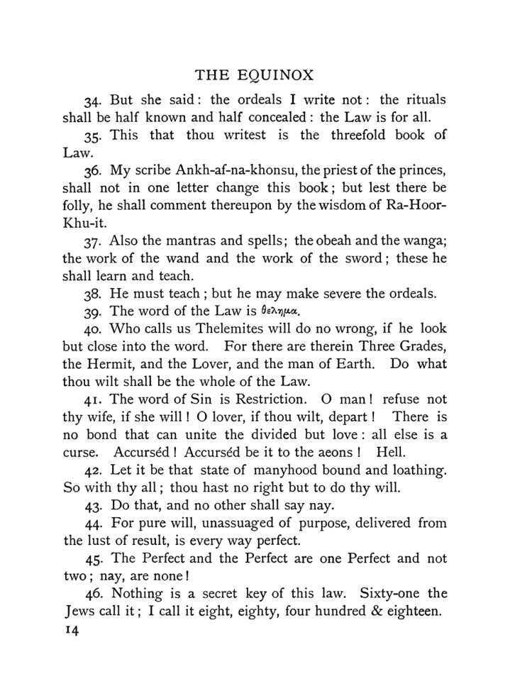 Original scan of The Equinox (Volume I, Number IX), PDF page 54