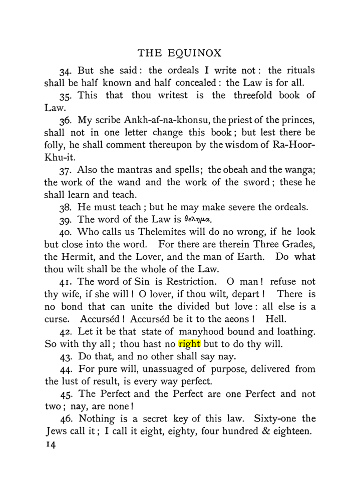 Original scan of The Equinox (Volume I, Number IX), PDF page 54