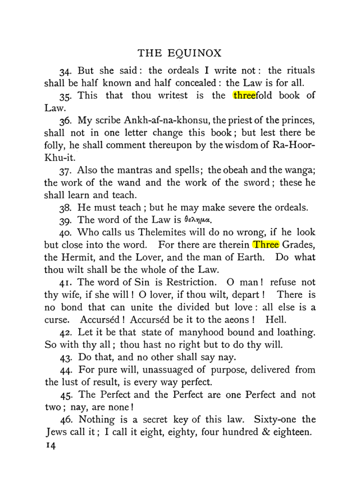 Original scan of The Equinox (Volume I, Number IX), PDF page 54