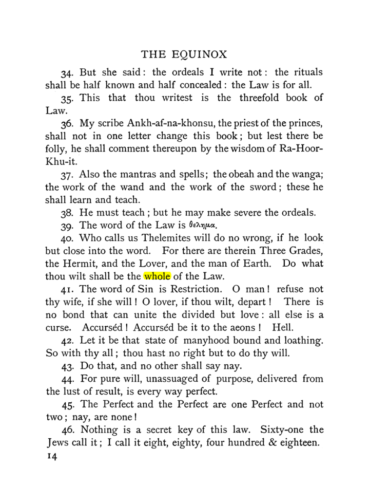 Original scan of The Equinox (Volume I, Number IX), PDF page 54