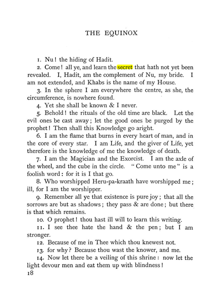 Original scan of The Equinox (Volume I, Number IX), PDF page 58
