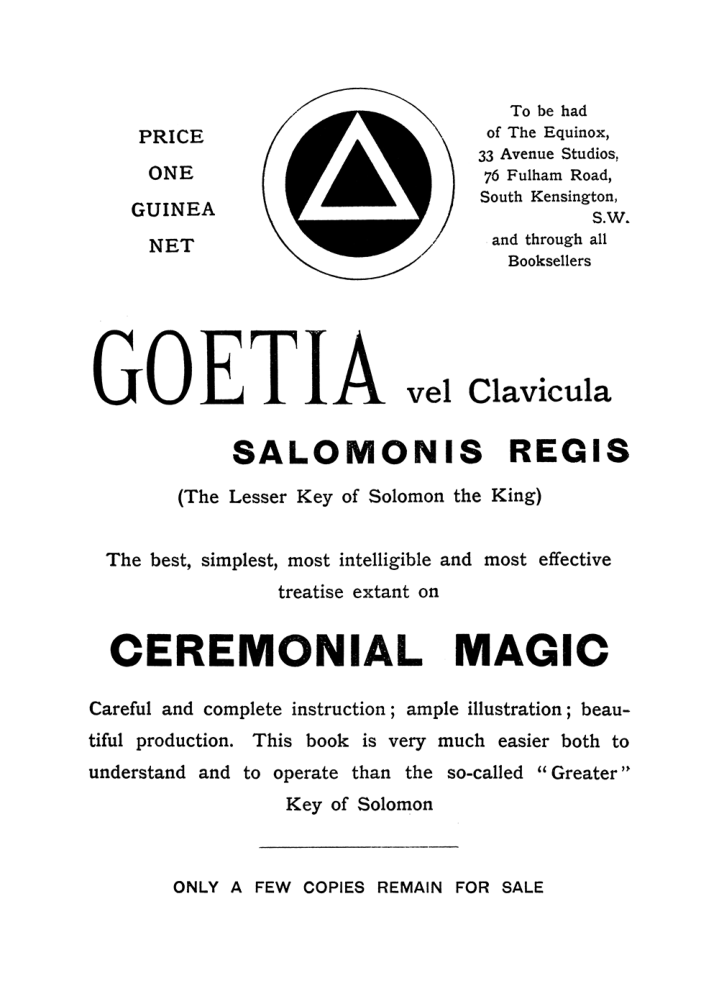 Original scan of The Equinox (Volume I, Number IX), PDF page 592