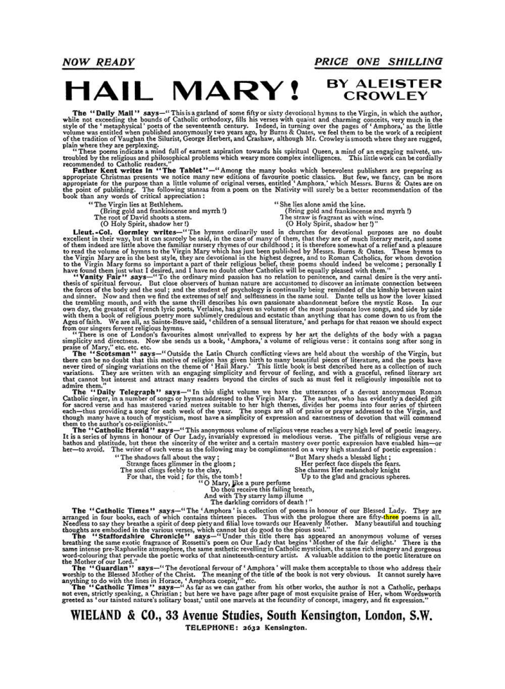 Original scan of The Equinox (Volume I, Number IX), PDF page 593