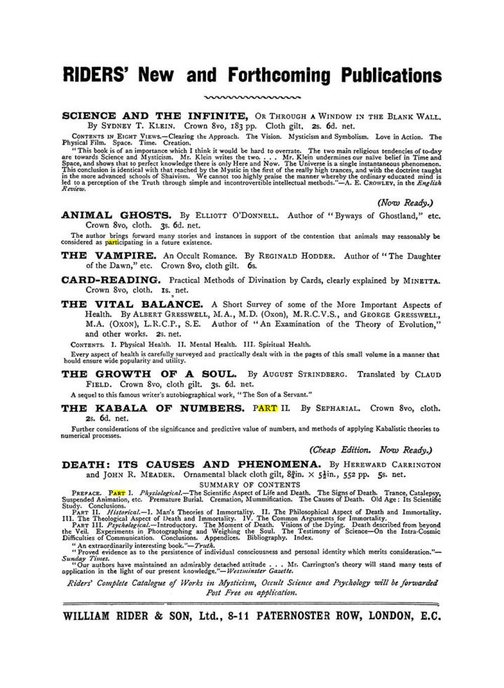 Original scan of The Equinox (Volume I, Number IX), PDF page 594