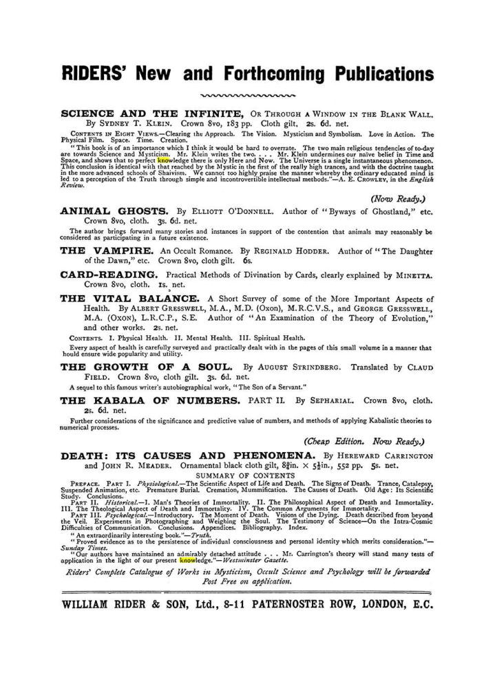 Original scan of The Equinox (Volume I, Number IX), PDF page 594