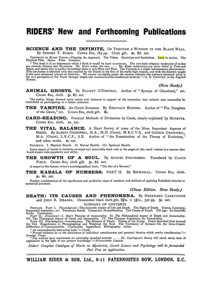 Original scan of The Equinox (Volume I, Number IX), PDF page 594